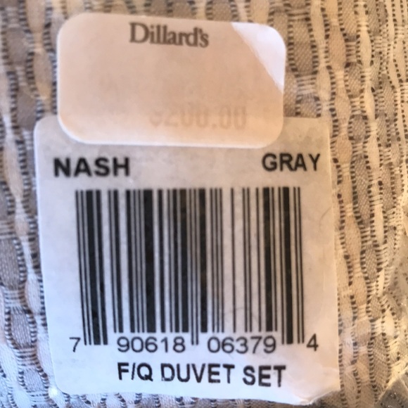 NWT H by Halston Home “Nash” F/Q Duvet Set - Picture 3 of 4